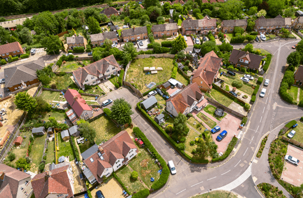 An aerial view of Site F An aerial view of Site F